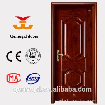 Economical honeycomb paper core interior steel wood door